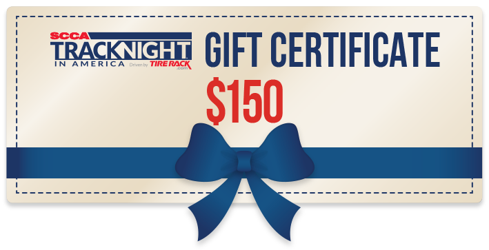 Track Night Gift Certificate