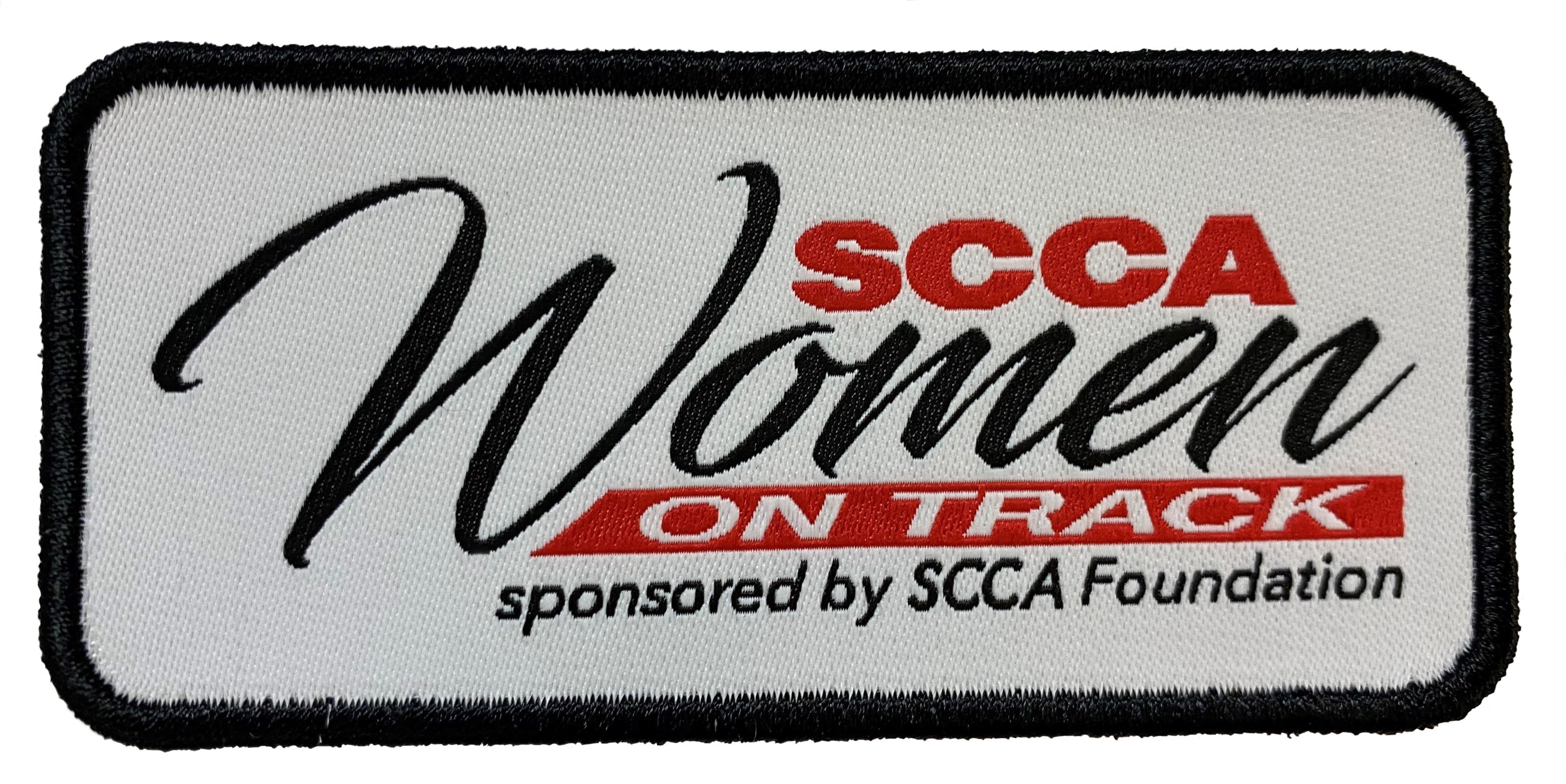 3639 Woman on Track patch (3 3/4" x 1 3/4")
