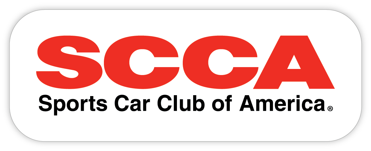 2624.1 SCCA Logo decal (white)(8" x 3")