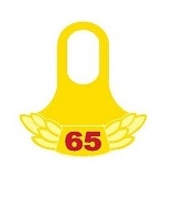 4662 SCCA 65 Year tab for lapel pin