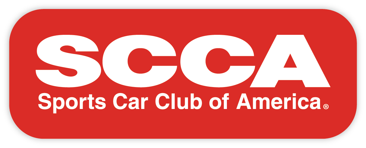 2624.3 SCCA Logo decal (red)(8" x 3")