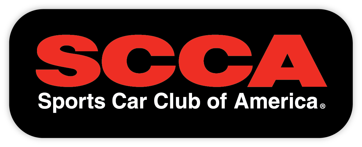 2624.2 SCCA Logo decal (black)(8" x 3")