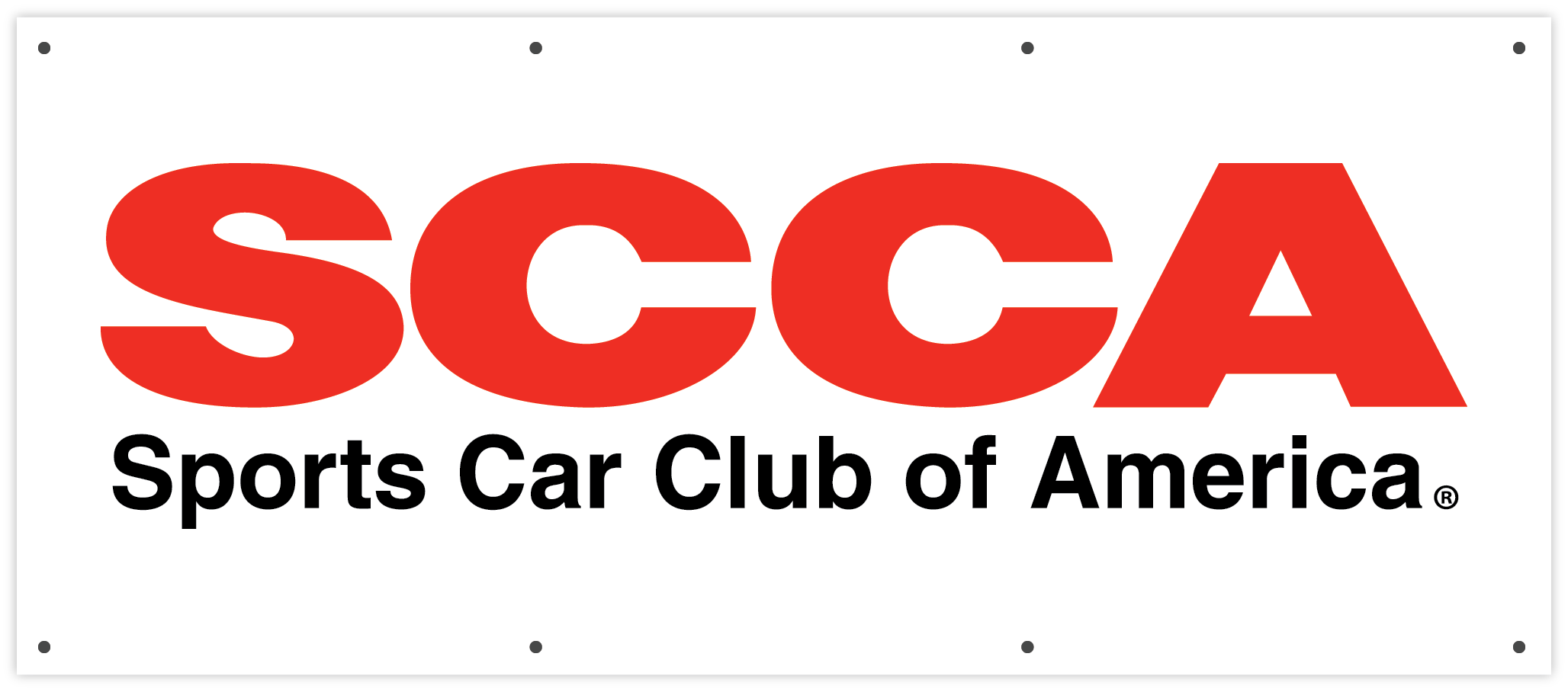 7701 SCCA Logo Banner (7' x 3')